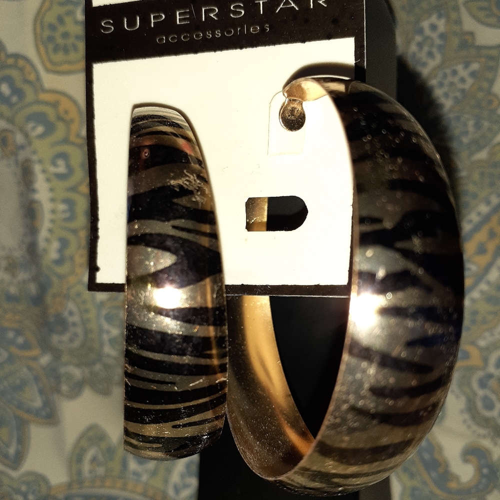 Zebra earrings
